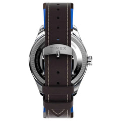 Timex Men Quartz Watch with a Leather Strap Pan Am - Brown