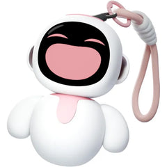 ENERGIZE LAB Eiliko Coral Pink - Your Tiny AI Charm Robot That Matches Every Daily Outfit, Fun Electronic Pendant Toys, for Couples and Best Friends