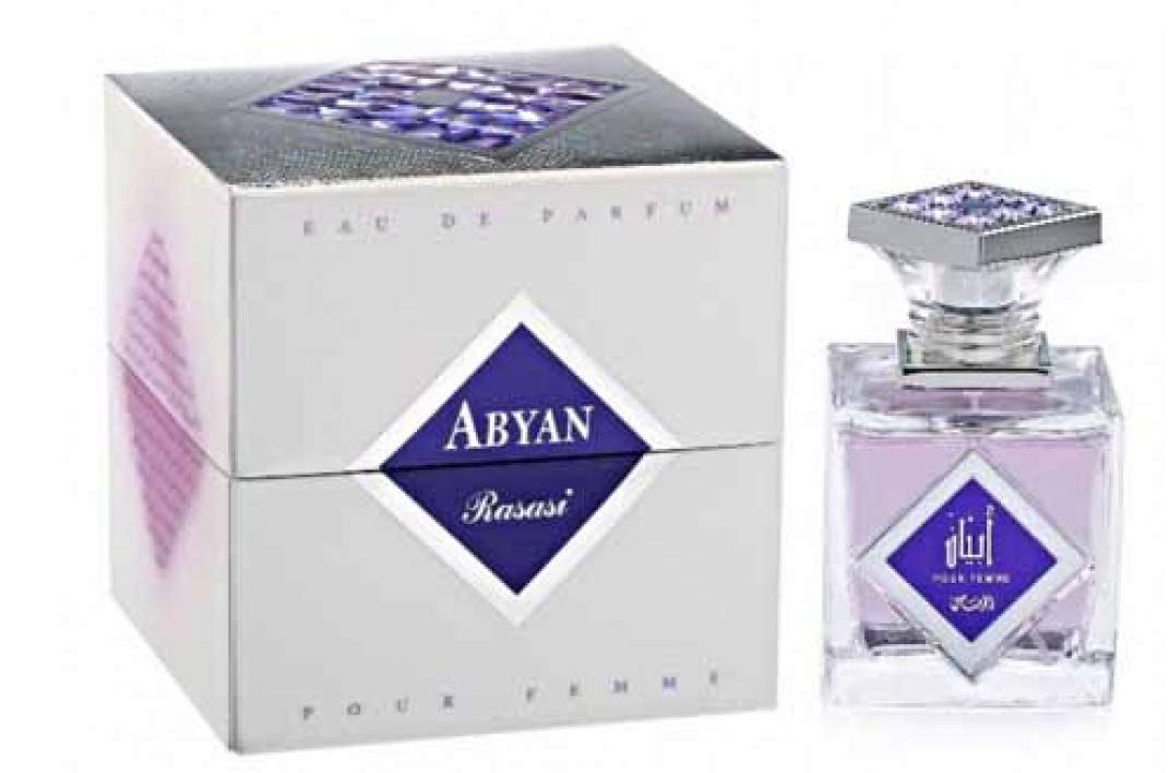 RASASI Abyan for Women EDP - Eau De Parfum 95 ML (3.2 oz) I Irresistible Pour Femme Spray I Lingering Sensuousness of Amber, Wood and Vanilla I Signature Arabian Perfumery | Perfumes