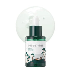 ROUND LAB Pine Calming Cica Ampoule , Hydrating and Soothing Serum with Pine Cica and Hyaluronic Acid for Skin Barrier Strengthening, Gentle Exfoliation, and Deep Moisture, Korean Skincare 1.01 Fl Oz