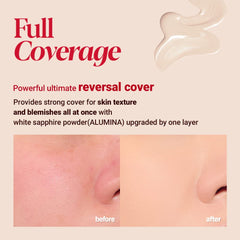 Espoir Pro Tailor Be Velvet Cushion SPF34 PA++ #4 Beige 0.45oz | Lightweight Matte Skin Full Coverage Cushion Foundation | Flawless Finish, Long-Lasting Comfort | Refill not Included | Korean Makeup