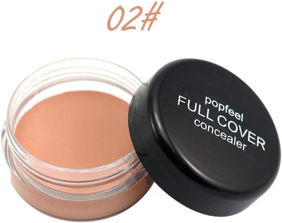 1 X Concealer foundation Popfeel Face Makeup Concealer Foundation Palette Creamy Moisturizing (B)