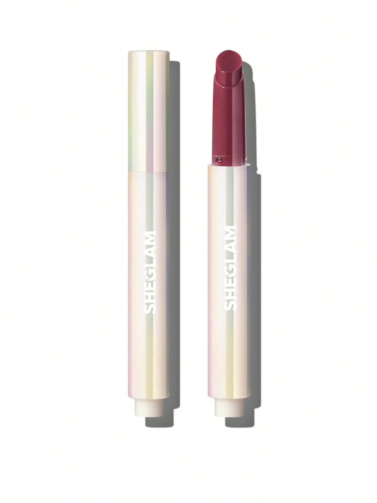 SHEGLAM Makeup - Pout-Perfect Shine Lip Plumper - Moisturizing Plumping Solid Lip Gloss Non-Stick Nourishing (Berry Season)
