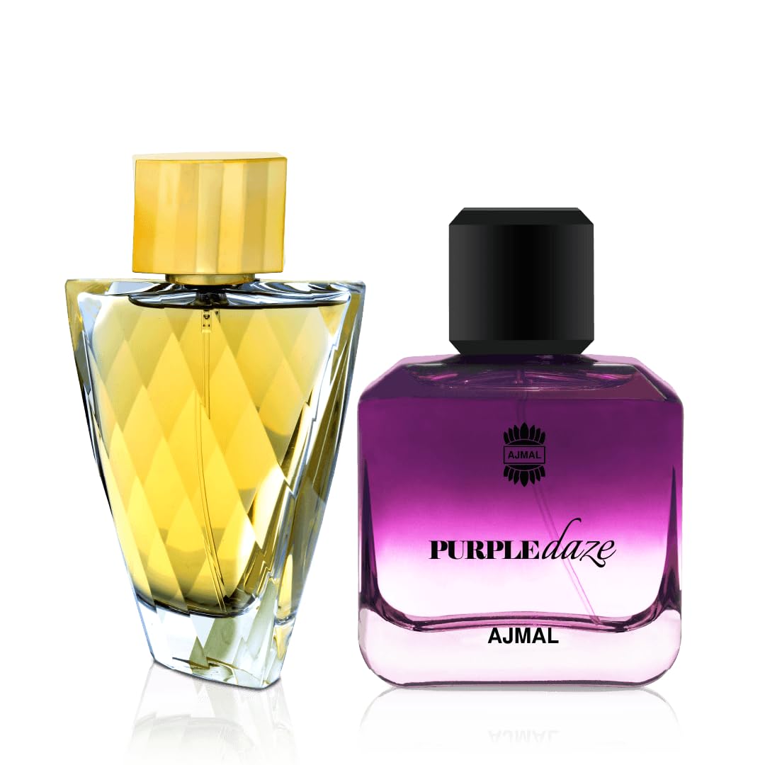 Ajmal Perfumes Fasety - Her EDP 95ml & Purple Daze - Exclusive Women's Fragrance Set