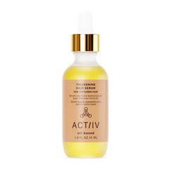 ACTIIV Thickening Hair Serum - Oil Based | Supports the Appearance of Thicker, Fuller-Looking Hair, for Textured & Curly Hair, Deeply Nourishes & Strengthens Roots, Non-Greasy, All Hair Types, 1.8 oz