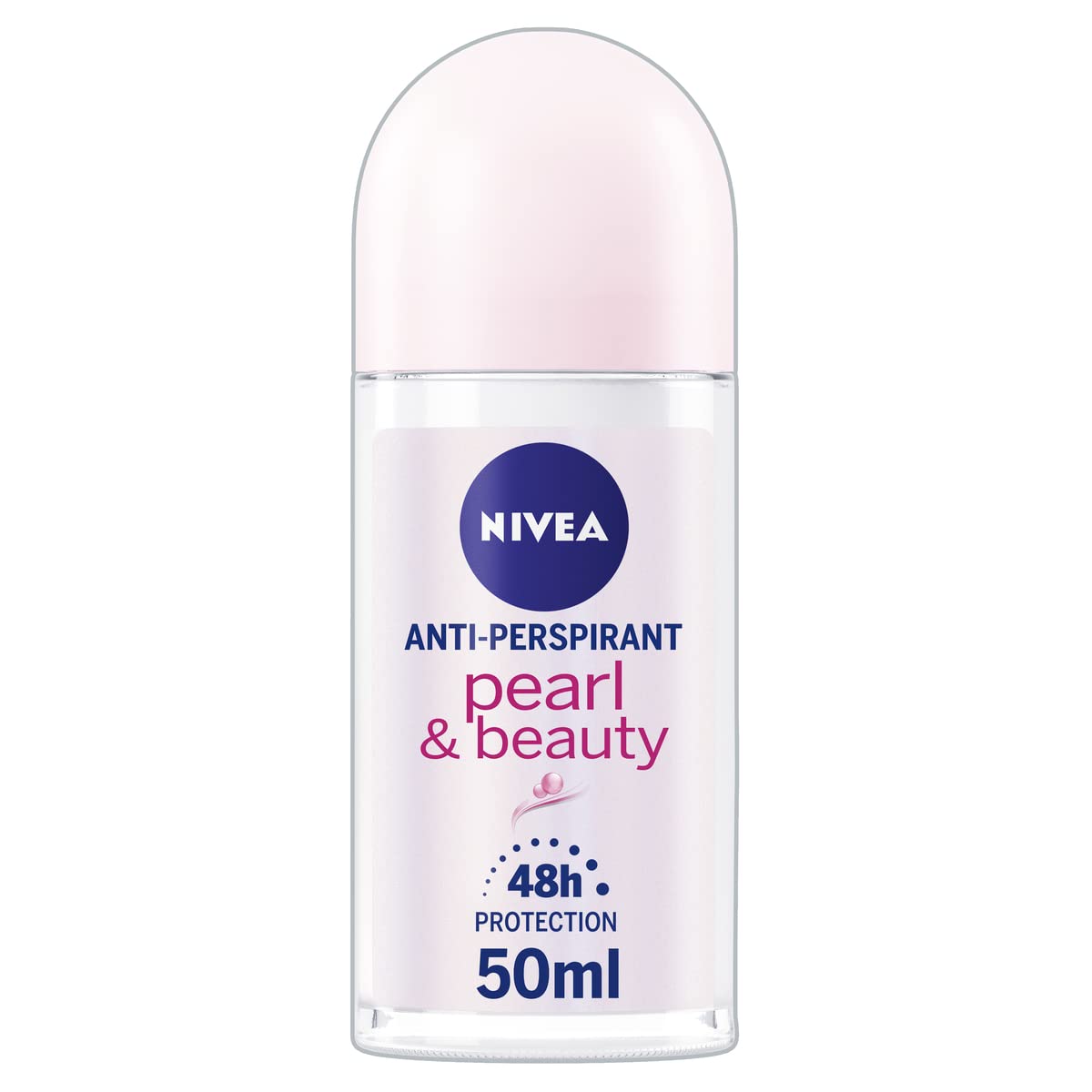 NIVEA Pearl & Beauty Anti-Perspirant Deodorant Roll-On (50ml, Pack of 6)