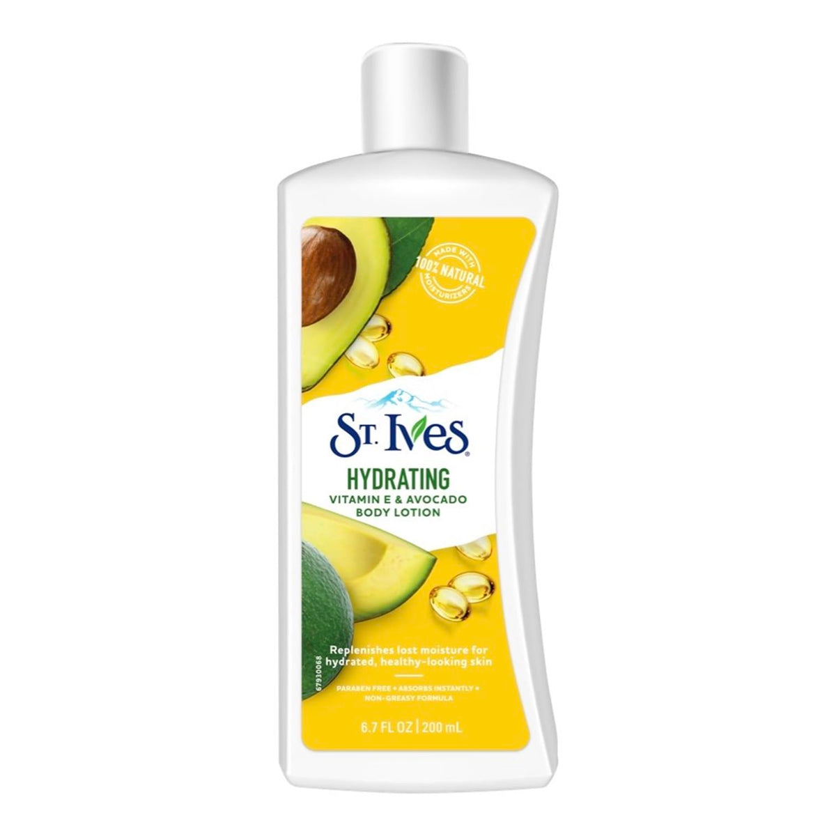 St. Ives Hydrating Body Lotion with Vitamin E & Avocado| Organic Skin Renewing Lotion For Smooth & Supple Skin| Deeply Hydrates & Nourishes| Paraben-Free & Non-Greasy| Dermatologically Tested| 200ml