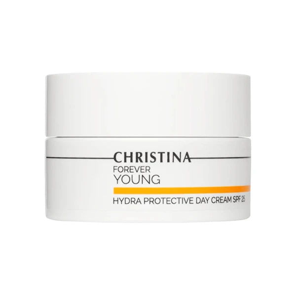 Christina Forever Young Hydra Protective Day Cream SPF 25 (50ml) – Lightweight Moisturizer with UVA/UVB Protection | Non-Comedogenic Face Cream for All Skin Types