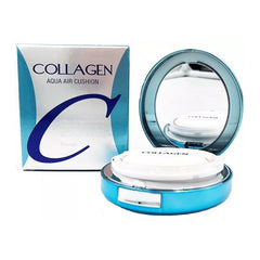 Enough Collagen Aqua Air Cushion 0.53 oz (15g) - Hydrating Foundation with SPF50, Dewy Finish, and Collagen Boost - Korean Beauty Essential for Radiant Skin (#13 - Light Beige)