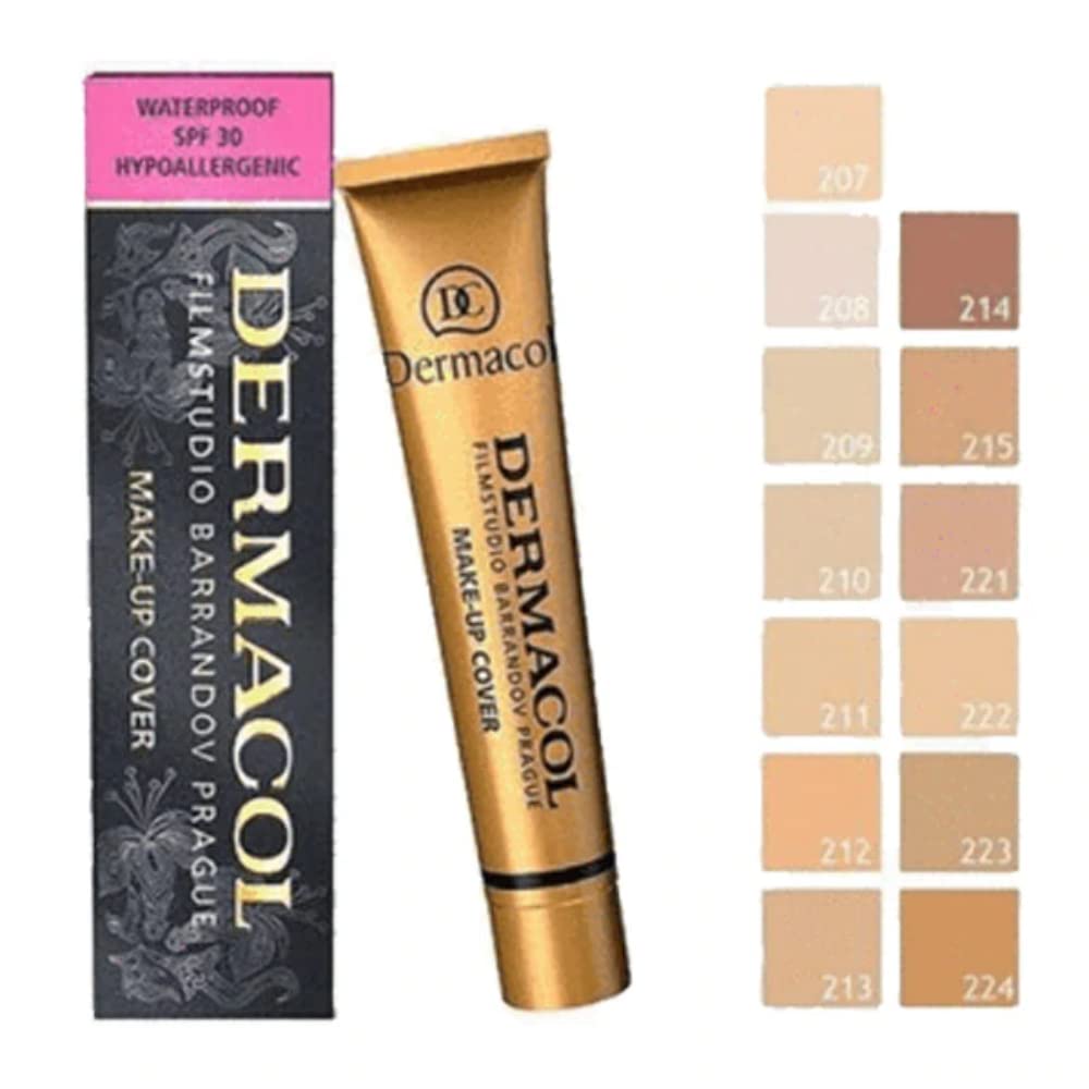 Dermacol Make-Up Cover, Waterproof Hypoallergenic for All Skin Types, Nr 218