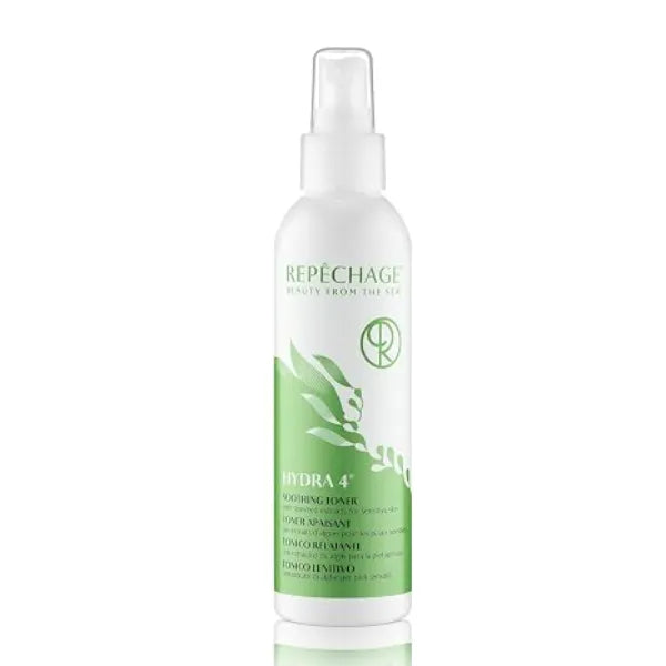 Repechage Hydra 4 Soothing Toner for Sensitive Skin  Hydrating Witch Hazel Toner with Seaweed Extracts & Lactic Acid Alcohol Free, Paraben Free Refreshing Face Mist for Men & Women, 6 fl oz