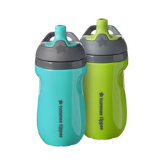 Tommee Tippee Insulated Sportee Toddler Water Bottle with Handle — 12m+, 2ct