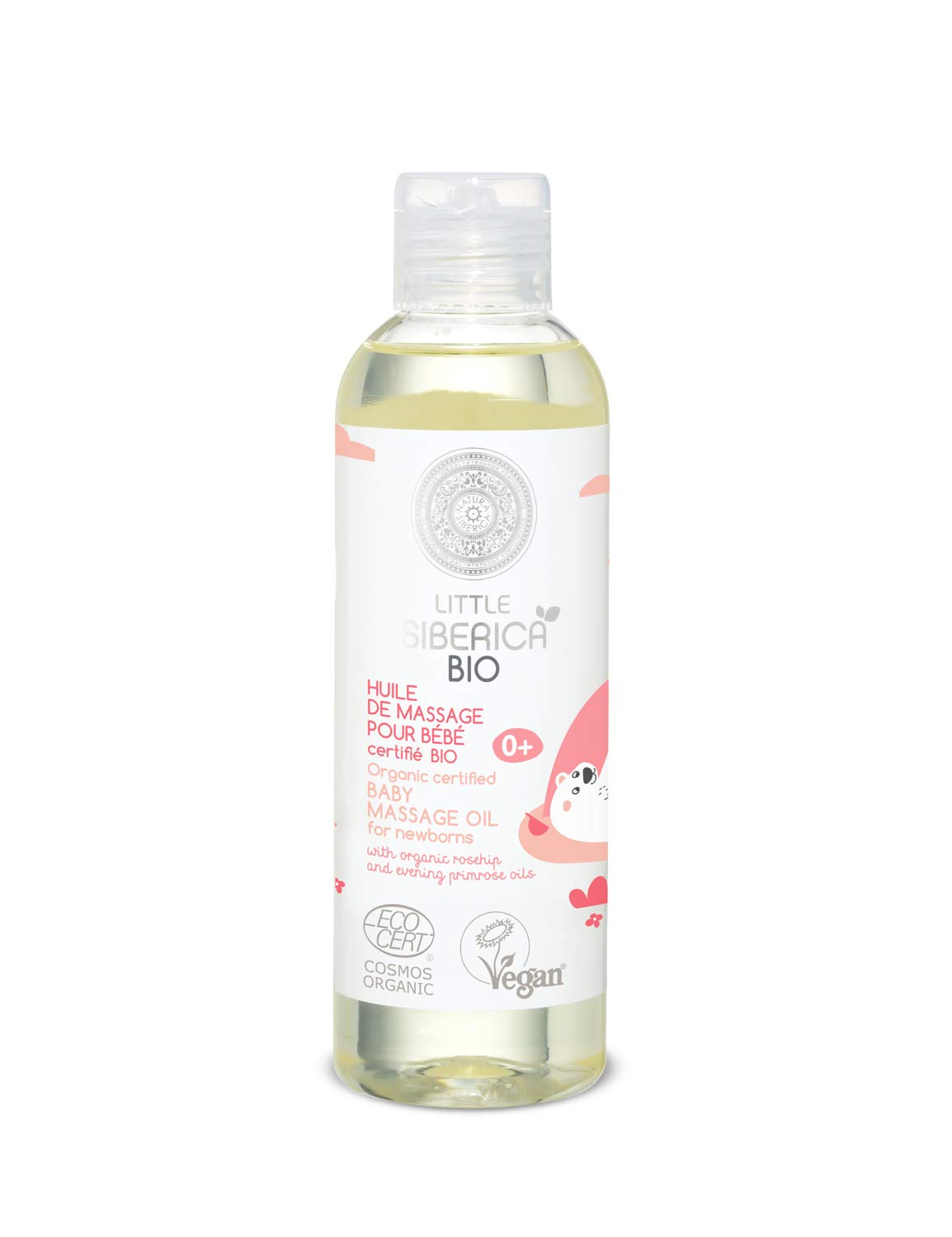 Natura Siberica Little Siberica Organic Certified Baby Massage Oil for Newborns - 200ml