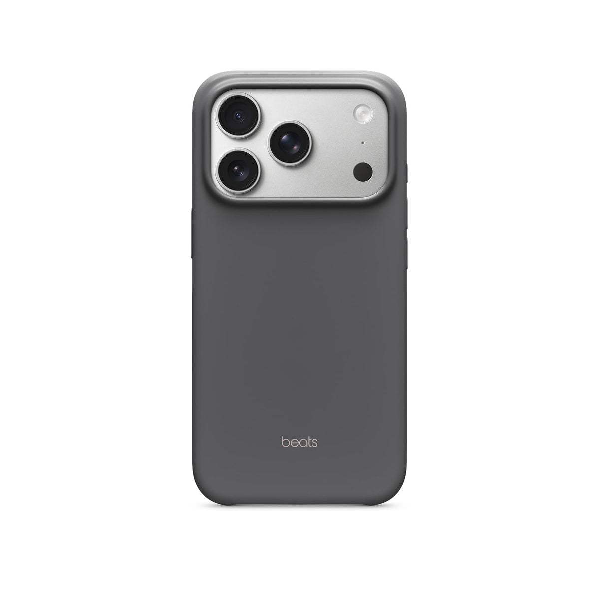 Beats iPhone 17 Pro Case with MagSafe Camera Control, Matte Finish, Microfiber Lining - Granite Gray