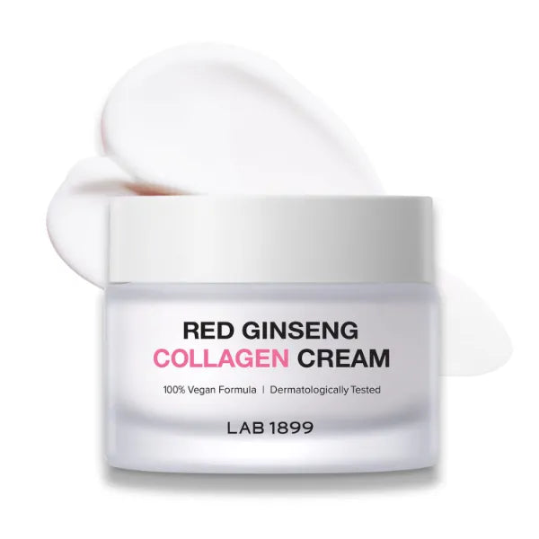 Donginbi LAB 1899 Red Ginseng Collagen Cream - Vegan Firming Cream for Loose Skin, Face Moisturizer for Dry Skin, Korean Red Ginseng, Korean Skin Care Gifts for Women, 1.69 fl oz