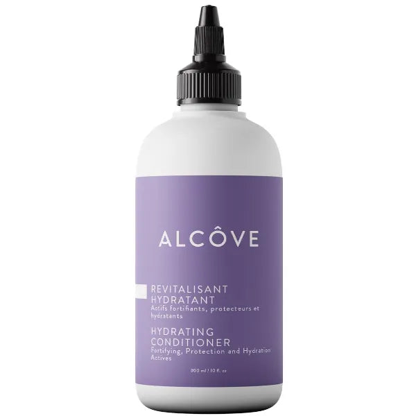 Alcove Hydrating Conditioner, Moisturizing & Nourishing, Helps hydrate Damaged Hair - Anti-frizz properties, Lightweight Formula Made with Argan Oil, Color Safe, Sulfate Free, Vegan - 300ml