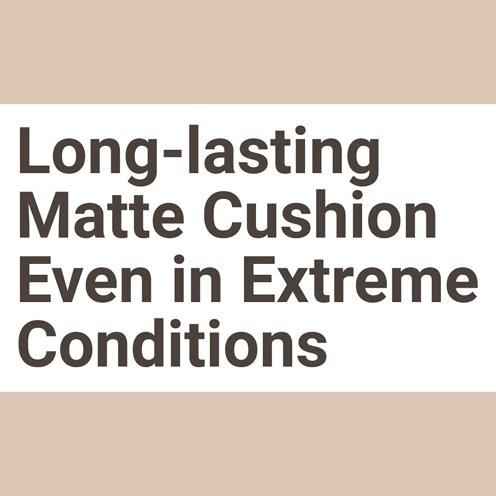 ETUDE Double Lasting Cushion Matte #17N1 Neutral Vanilla SPF 50/ PA++ | 24 Hours Long-lasting, Lightly Covers Your Face And Creates Clean, Soft Skin | Korean Makeup