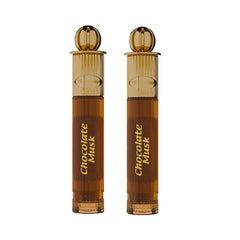Chocolate Musk Alcohol Free Attar Roll On for Men & Women - Pack of 2 (6ml Each) | Exquisite & Long Lasting Fragrance