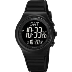 KASTWAVE Multifunctional Waterproof Digital Sports Watch with Luminous Display and Rubber Strap for Outdoor Activities