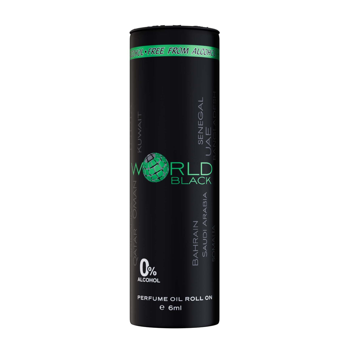 Barrel Series World Black Attar Roll On for Men & Women - 6ml | Alcohol Free Fragrance