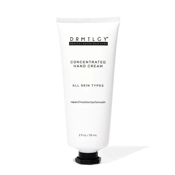 DRMTLGY Hand Cream for Dry Cracked Hands - Fragrance Free Hand Lotion For Dry Hands - Moisturizing Hand Repair Cream for Women and Men - 2 Fl oz