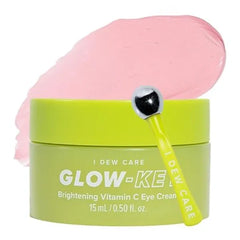 I DEW CARE Vitamin C Eye Cream & Roller Set  Glow Key Korean Skin Care, Dark Circles Reducer, Treatment with Hyaluronic Acid, Niacinamide, Cooling Eye Stick Ball 0.50 FL Oz