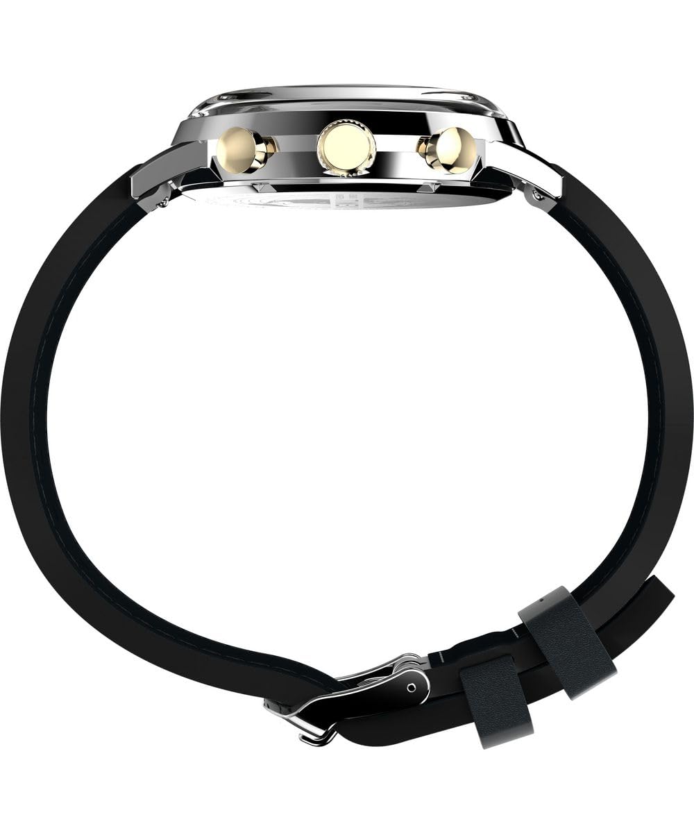 Timex Marlin Men's Chronograph Watch with Leather Strap - bronze