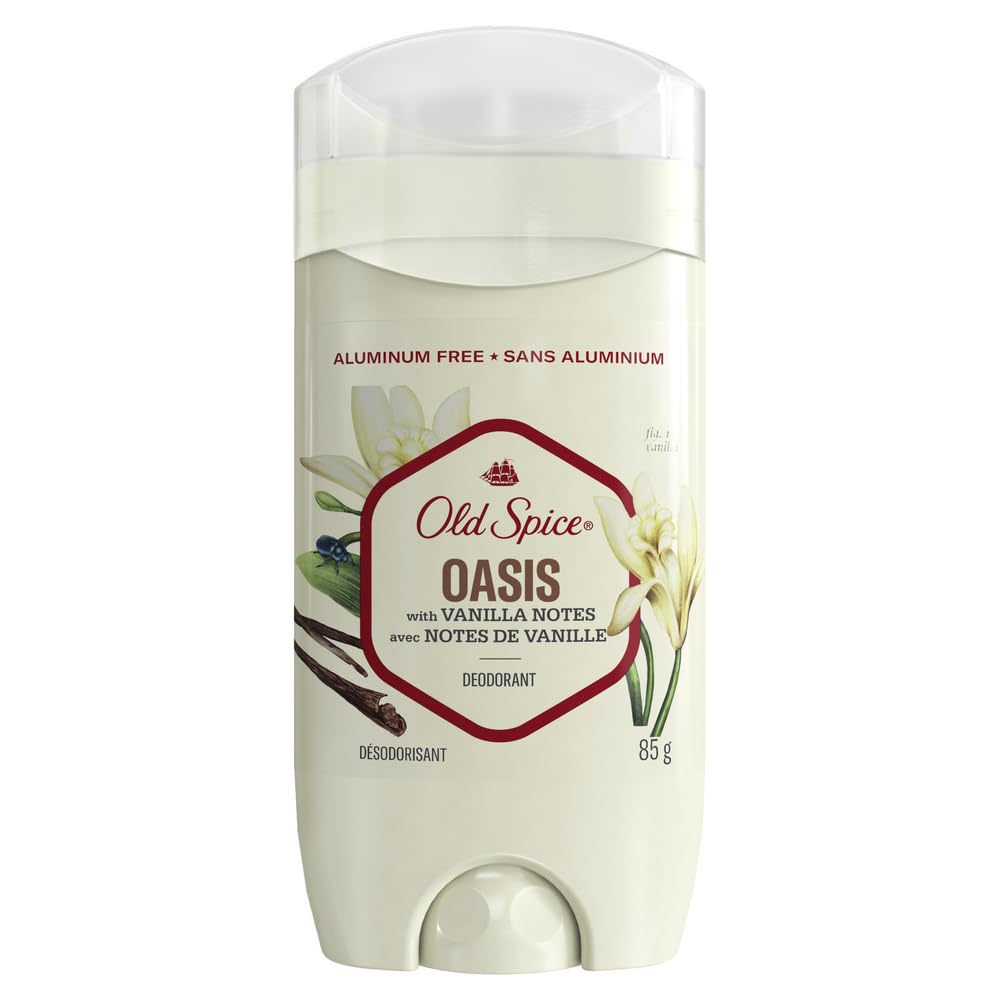 Old Spice Men's Aluminum-Free Vanilla Deodorant, 85g