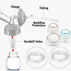 IVARONAL Replacement Tubing Compatible with Spectra S2 Spectra S1 Spectra 9 Plus Tubing Ameda Tubing Avent Tubing Motif Tubing lansinoh Tubing, Not Original Accessories