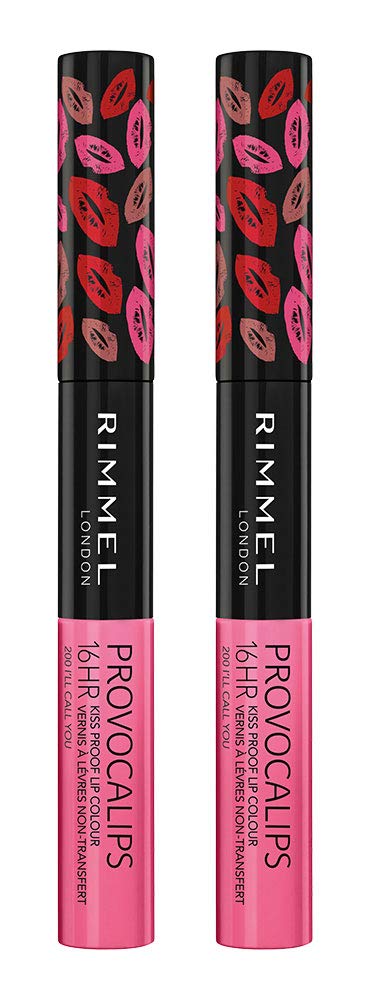 Rimmel Provocalips Lip Colour, I'll Call You, 0.14 Fluid Ounce (Pack of 2)