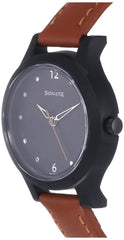 Sonata Black Dial Analog watch For Women-NR87030PL04W