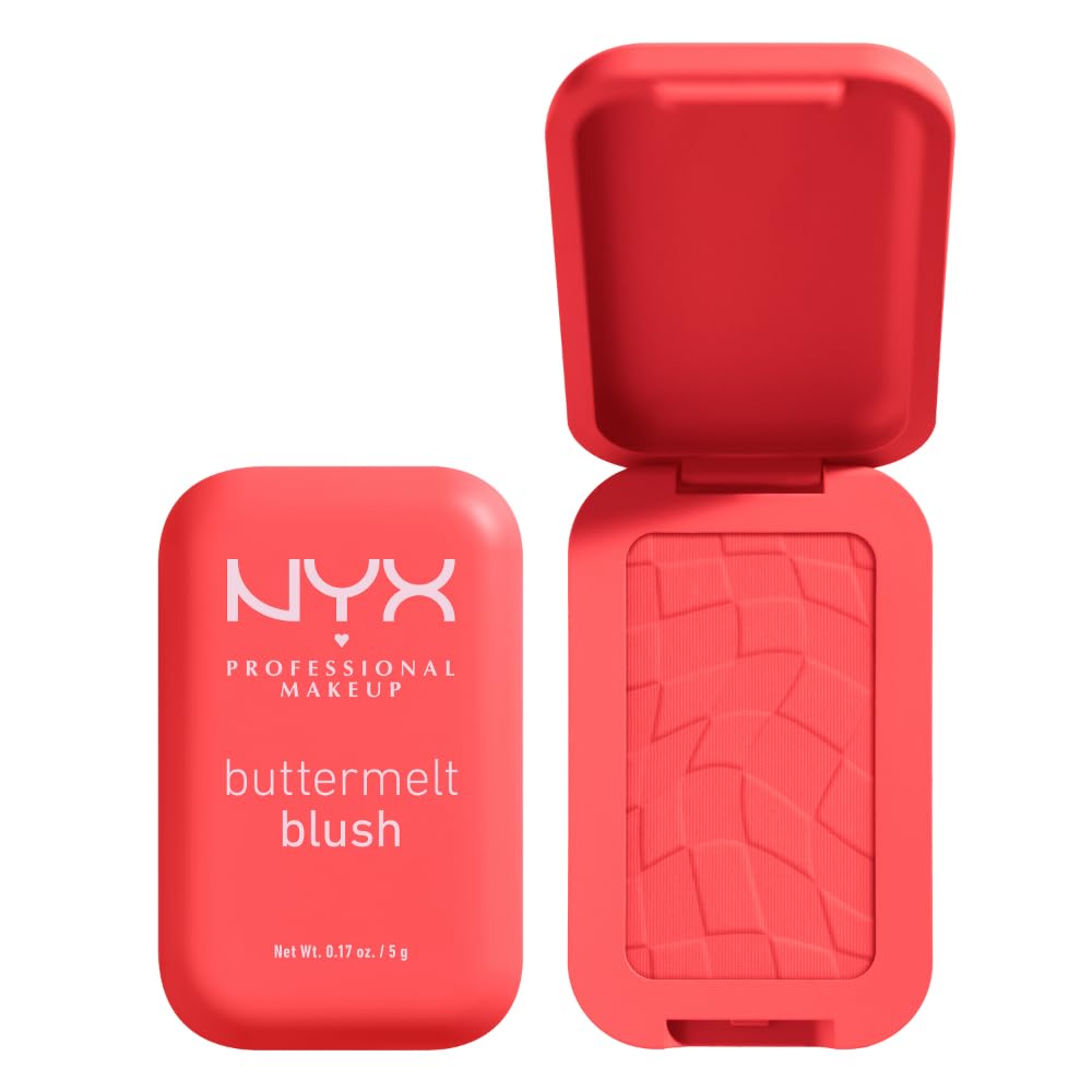 NYX Professional Makeup Buttermelt Blush, Powder Blush, up to 12 H Wear, Fade & Transfer Resistant, Had Butta.