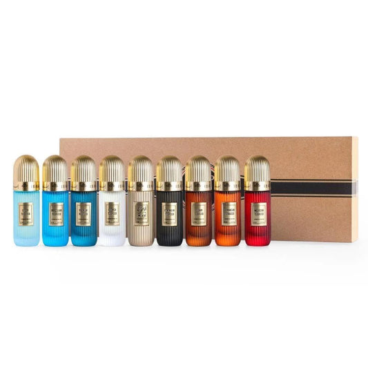 Ibrahim al qurashi perfume Tobacco Collection set, 9pc-20ml EDP, luxury Long Lasting Perfume For Women, Perfume For men, Refreshing scent