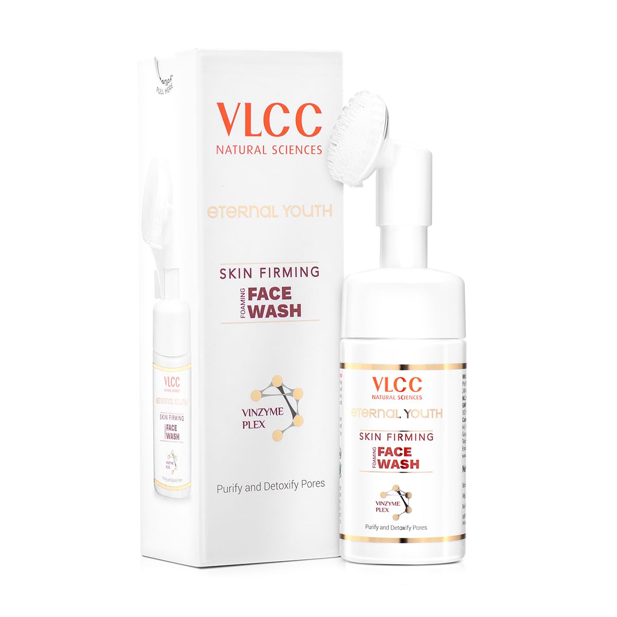 VLCC Eternal Youth Firming Face Wash - 100ml | Pore Cleansing & Detoxifying | With Phyzyme Plex, Vitamin E & Aloe Vera | Helps Soothe & Repair Skin | Helps Control Acne & Clear Skin