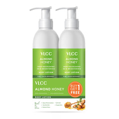 VLCC - Almond Honey Deep Nourishing and Skin Brightening Body Lotion, 350ml (Pack of 2)