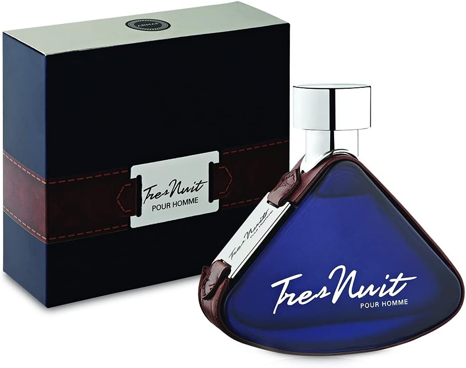 Armaf Men - Tres Nuit Pour Homme - Eau De Toilette 100ML - Aromatic Spicy Fragrance For Him