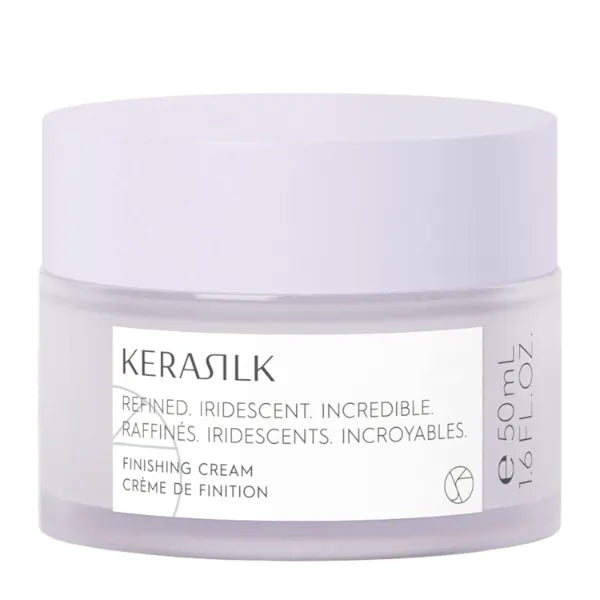 Kerasilk Finishing Cream, Lightweight Styling Cream for Soft, Touchable, Frizz-Free Hair | Enhances Smoothness & Manageability - 50ml