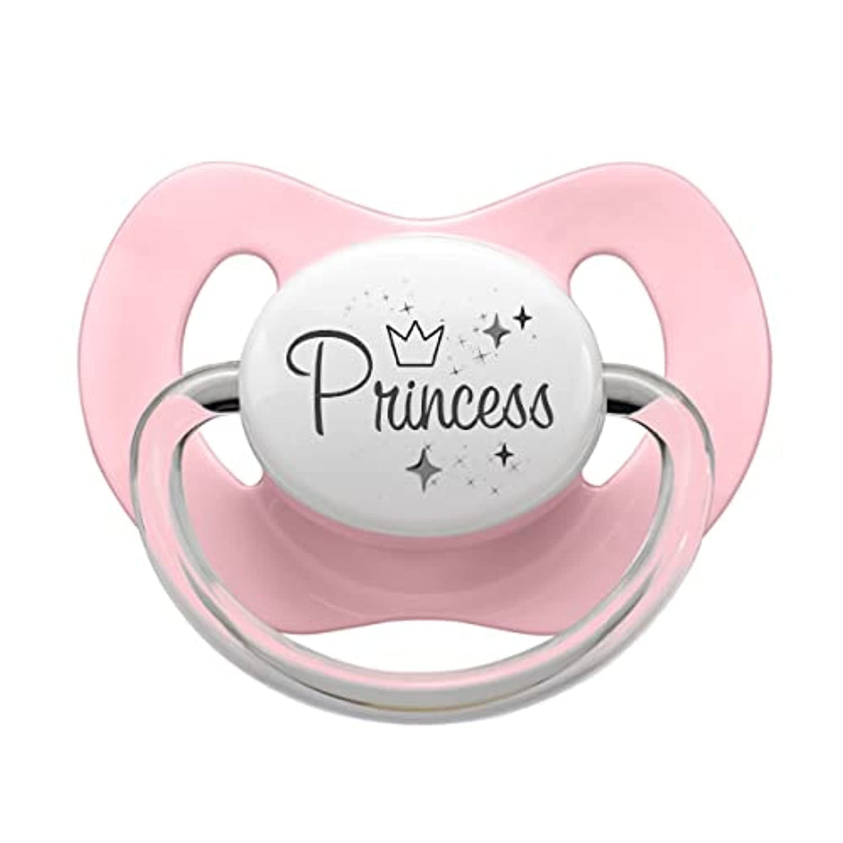 Littlemico Pacifier Soft Silicone Dummy Pacifier for Babies 0-6 Months, Baby Pacifiers, Best Pacifier for Breastfed Babies, Teat, Orthodontic Nipple, BPA-Free Silicone Binkies, 1-Count, Princess