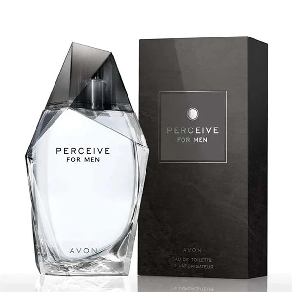 Avon Perceive Cologne for Men 3.4 fl oz (100 mL) – Fresh Aromatic Men’s Fragrance with Citrus, Sage & Cedarwood – Long-Lasting Designer Perfume for Men