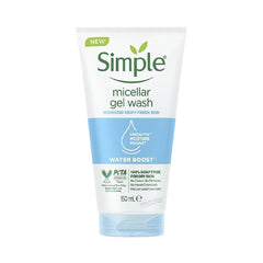 Simple Water Boost Micellar Gel Facial Wash, 5 Oz / 150 ML