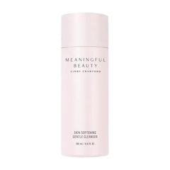 Meaningful Beauty Skin Softening Gentle Cleanser, Non-Foaming Face Wash Cream for Hydration and Smoothness, Anti-Aging Skincare Facial Cleanser for Women with All Skin Types, Fragrance Free, 6 Fl Oz