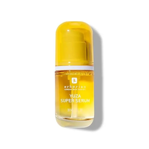 Erborian Yuza Super Serum Facial Serum with Yuzu Extract & Vitamin C for Radiant & Toned Skin Nourishes, Moisturizes & Protects Korean Skincare 1 fl oz
