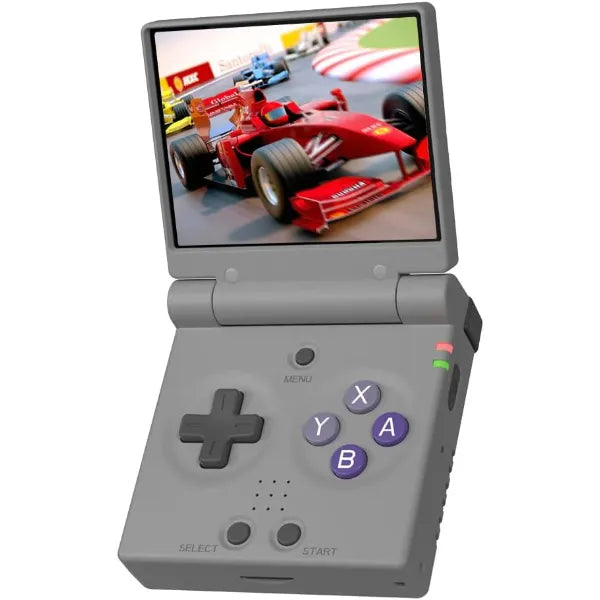 Miyoo Mini Flip Retro Handheld Console – 2.8" IPS Display (750×560), Portable Linux Emulator Gaming Device, Pocket Retro Gaming System, Gray