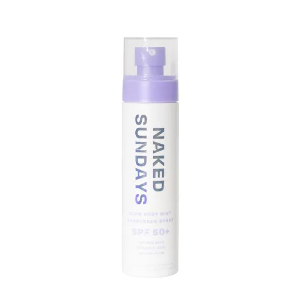 Naked Sundays SPF 50+ Body Sunscreen Spray – Broad Spectrum UVA/UVB Protection, 150ml Mist