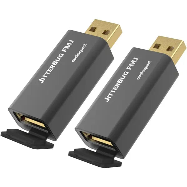 AudioQuest JitterBug FMJ USB 2.0 Data & Power Noise Filter (Pair) Audio Noise & RF Reducer