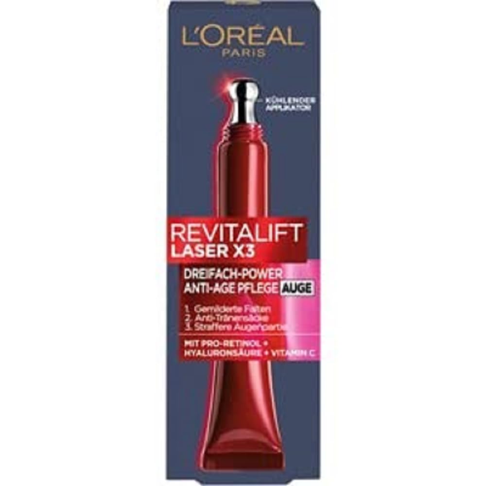 L’Oréal Paris RevitaLift Laser X 3 Eye Care, 1 pack (1 x 15 ml)