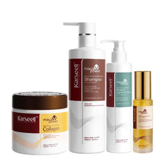 Karseell Collagen Hair Treatment Deep Repair+ Argan Oil Shampoo+Leave In Conditioner