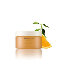 AROMATICA Glow Vita Goodnight Cream Orange & Neroli - Night Cream Moisturizer for Face & Neck | Anti Aging Wrinkle Cream with Vitamin C, 5% Niacinamide (3.1fl oz/90g)