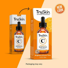 TruSkin Naturals Vitamin C Serum for Face, Topical Facial Serum with Hyaluronic Acid & Vitamin E, 1 oz.