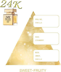 LONKOOM 24K Pure Gold For Unisex 100ml - Eau de Parfum